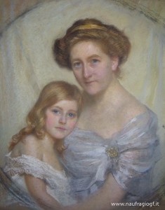 Ritratto a gessetti su cartone