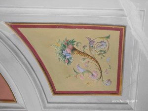Soffitto decorato a tempera
